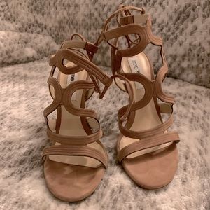Steve Madden Tan Strappy Sandals